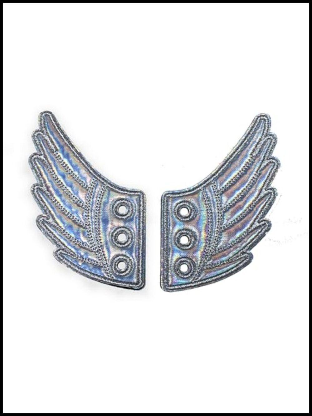 Glitter Angel Wings Shoe Decorations for Sneakers & Boots